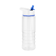 Picture of TRITAN PURE SPORTS WATER BOTTLE - 750ML TRANSPARENT & LIGHT BLUE