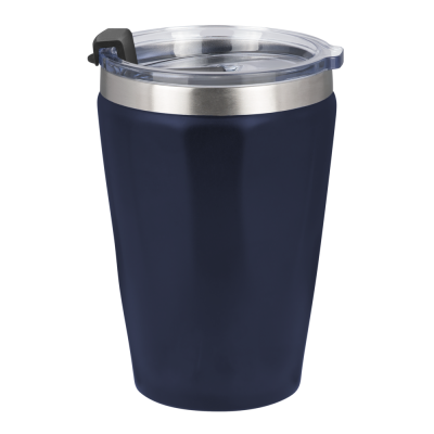 Picture of CHILI CALYPSO DOUBLE WALLED COFFEE TUMBLER - 330ML BLUE.