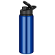 Picture of TIDE ALUMINIUM METAL WATER BOTTLE with Snap Cap Lid - 750Ml Blue