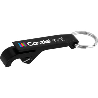 Picture of BOTTLE OPENER KEYRING BLACK