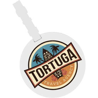 Picture of CIRCULAR BAG TAG (FULL COLOUR PRINT)