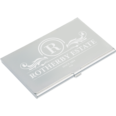 Picture of ALUMINIUM METAL BUSINESS CARD HOLDER (LASER ENGRAVED)