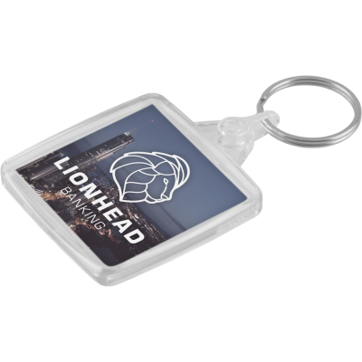 Picture of PICTO SQUARE KEYRING.