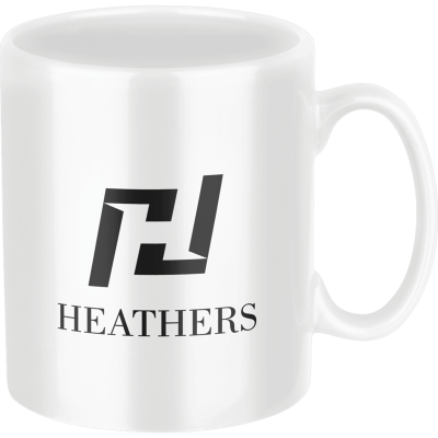 Picture of VIENNA MUG (WHITE) (SPOT COLOUR PRINT)