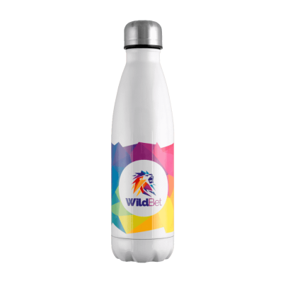 Picture of MOOD POWDER COATED VACUUM BOTTLE - 500ML GLOSS WHITE.