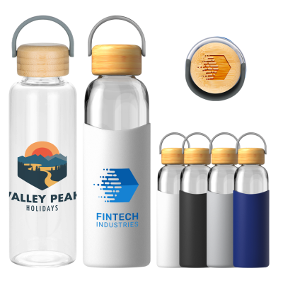 Picture of VITALITY GLASS WATER BOTTLE - 550ML.