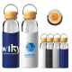 Picture of VITALITY GLASS WATER BOTTLE with Silicon Sleeve - 550Ml