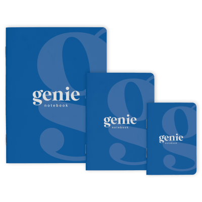 Picture of GENIE NOTE BOOK - A4 - PERFECT BOUND with Rounded Corners (Full Colour Print)