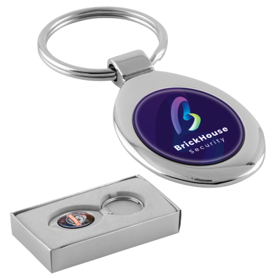 Picture of KEYRINGS - SPHEROS KEYRING with Presentation Box (Doming)
