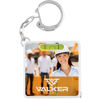 Picture of KEYRINGS - SPIRIT LEVEL TAPE MEASURE (FULL COLOUR PRINT)