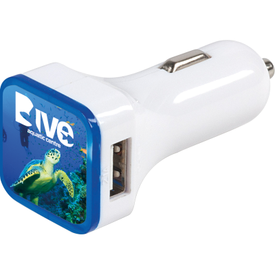 Picture of SWIFT DUAL CAR CHARGER (DOMED PRINT)