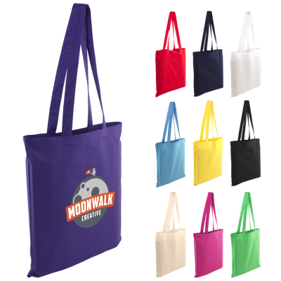 Picture of KINGSBRIDGE COLOUR COTTON SHOPPER TOTE BAG - 5OZ