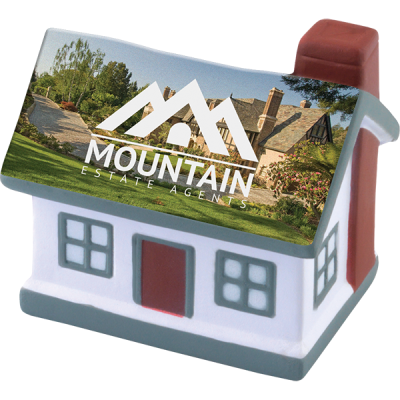 Picture of STRESS BALL - HOUSE SHAPE (FULL COLOUR PRINT)