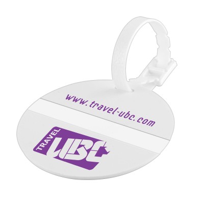 Picture of ROUND BAG TAG in White