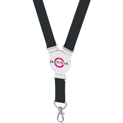 Picture of ROUND SNAP LANYARD in Black
