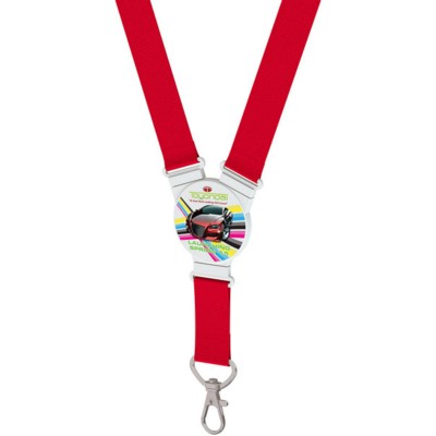 Picture of ROUND SNAP LANYARD in Red