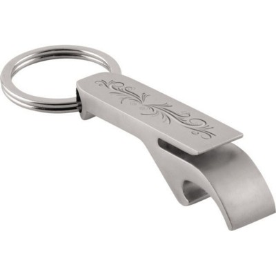 Picture of VULCAN BOTTLE OPENER KEYRING in Silver