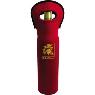 Picture of WINE BOTTLE COOLER HOLDER in Red