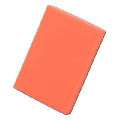 Picture of COLOURFUL RECTANGULAR ERASER in Neon Fluorescent Orange