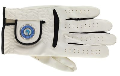 Picture of GOLF GLOVES in White with Black Trim