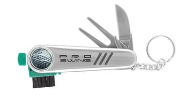 Picture of MULTIFUNCTION GOLF PEN KNIFE in Silver