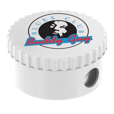 Picture of ROUND PENCIL SHARPENER in White