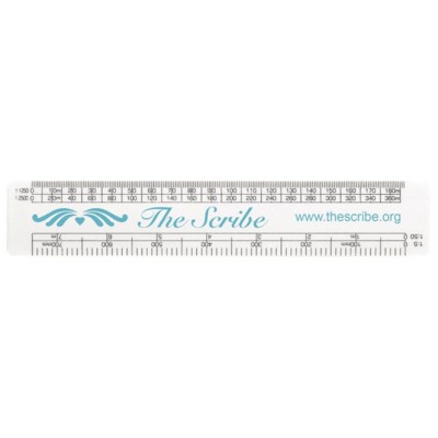 Picture of 150MM ARCHITECT SCALE RULER in White