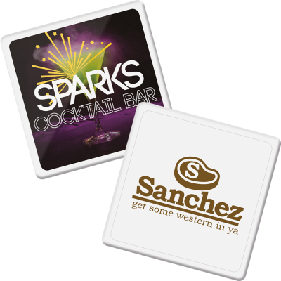 Picture of RECYCLED COASTER in White