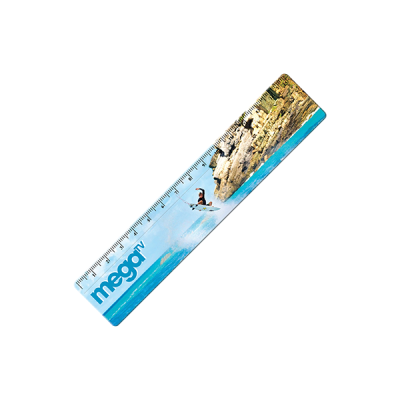 Picture of PLASTIC RULER in White