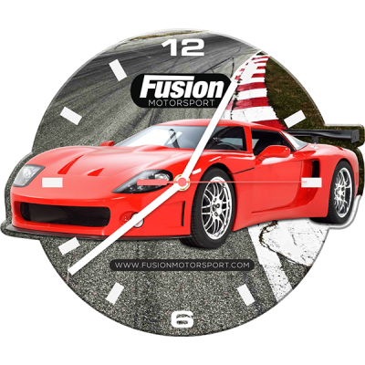 Picture of CUSTOM SHAPE WALL CLOCK in White
