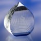 Picture of CLEAR TRANSPARENT GLASS AWARD TROPHY