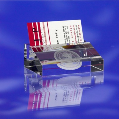 Picture of GLASS BUSINESS CARD HOLDER