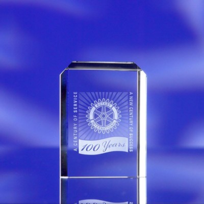 Picture of CREST GLASS AWARD TROPHY.