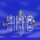 Picture of GLASS RECTANGULAR KEYRING