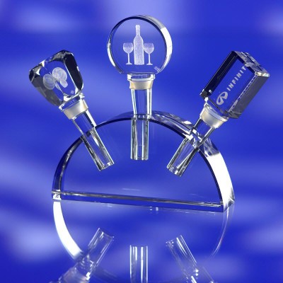 Picture of RECTANGULAR GLASS BOTTLE STOPPER