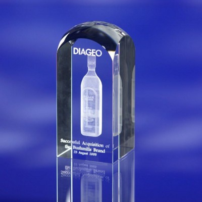 Picture of TOWER GLASS AWARD TROPHY.