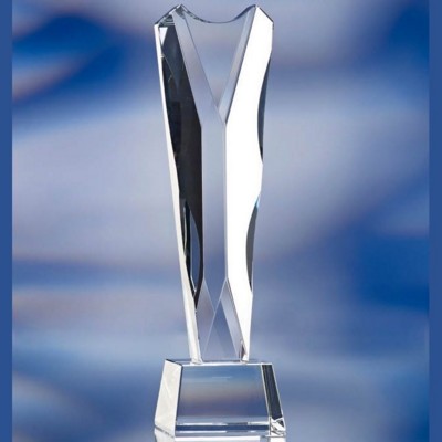Picture of SCULPTED GLASS AWARD TROPHY.