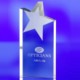 Picture of SLOPING STAR CRYSTAL AWARD TROPHY