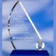 Picture of BLUE BASED GLASS AWARD TROPHY