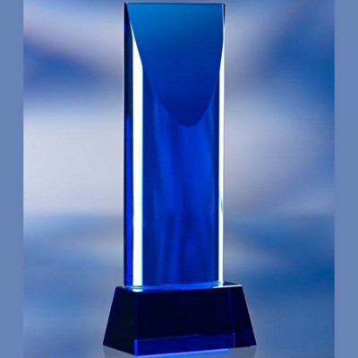Picture of BLUE TOWER GLASS AWARD TROPHY