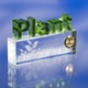 Picture of CLEAR TRANSPARENT GLASS AWARD TROPHY  with Clock