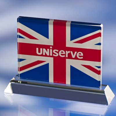 Picture of UNION JACK GLASS AWARD TROPHY