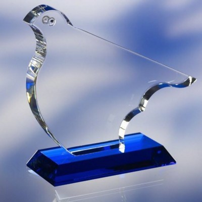 Picture of BIRD SHAPE OPTICAL GLASS AWARD TROPHY