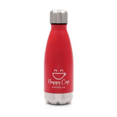 Picture of ASHFORD SHADE STAINLESS STEEL METAL DRINK BOTTLE in Red.