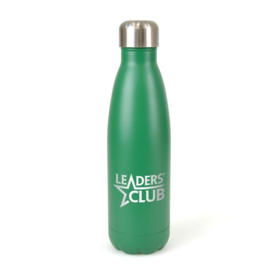 Picture of ASHFORD POP STAINLESS STEEL METAL DRINK BOTTLE in Dark Green