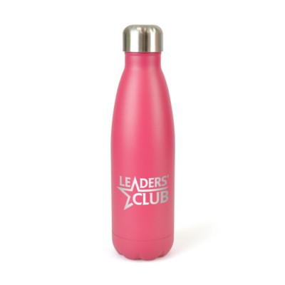 Picture of ASHFORD POP STAINLESS STEEL METAL DRINK BOTTLE in Pink