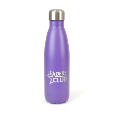 Picture of ASHFORD POP STAINLESS STEEL METAL DRINK BOTTLE in Purple