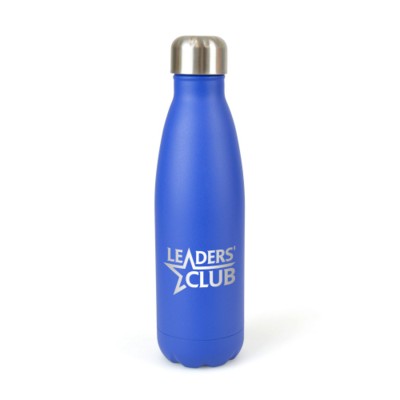 Picture of ASHFORD POP STAINLESS STEEL METAL DRINK BOTTLE in Royal Blue