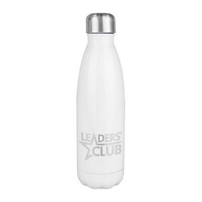 Picture of ASHFORD BLANC STAINLESS STEEL METAL DRINK BOTTLE in White