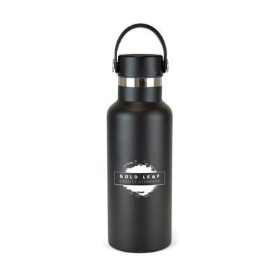 Picture of VARO STAINLESS STEEL METAL DRINK BOTTLE in Black